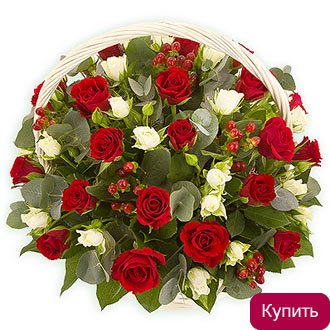 Подробнее о корзине Айседора, Доставка цветов Красноярск Корзина цветов в Красноярске