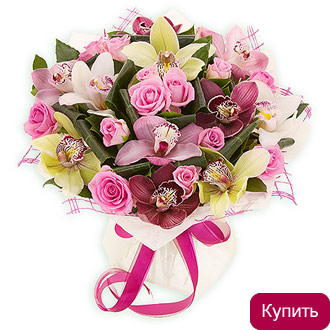Нажмите для просмотра букета Фьюжн, Доставка цветов Красноярск Заказ цветов на дом